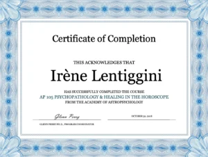 Iryna Wood Education Certificates