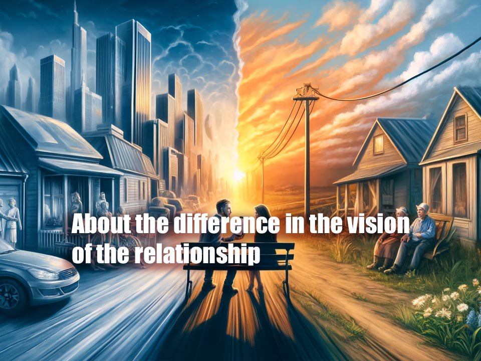 Аbout the difference in the vision of the relationship