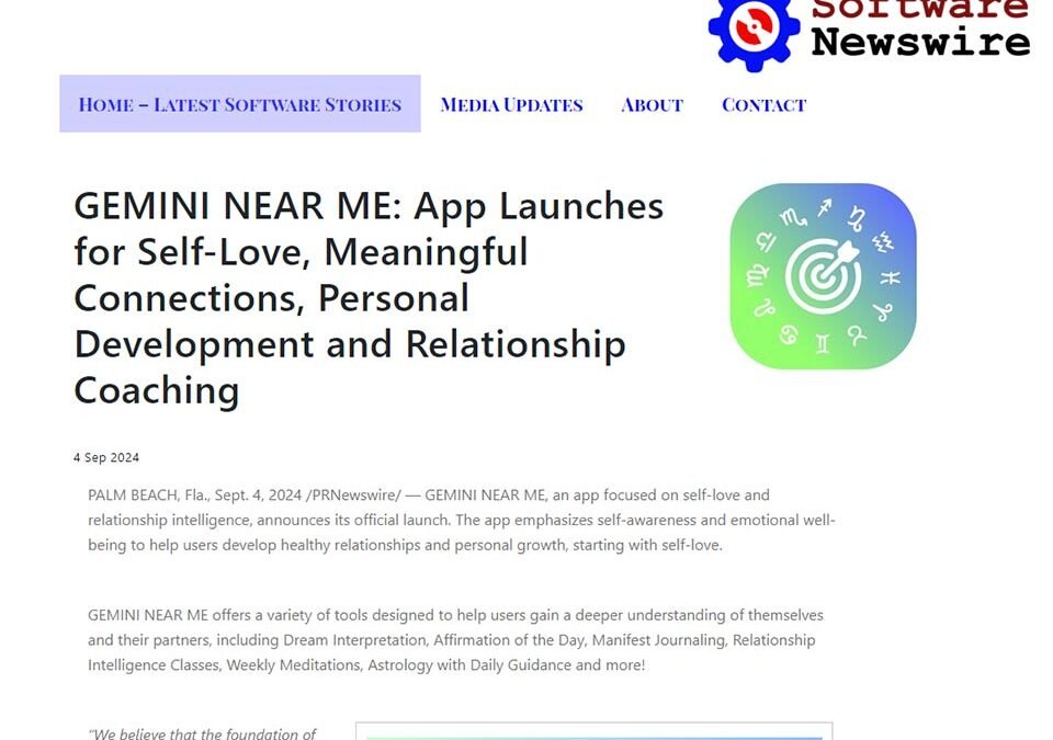 Software Newswire about GEMINI NEAR ME